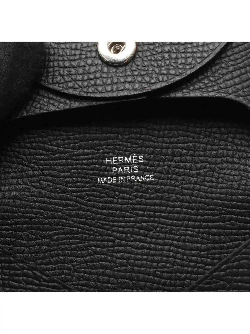 Hermes Bastia Coin Wallet B Epsom Black #285489H37B